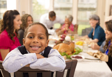 Thanksgiving dining table
