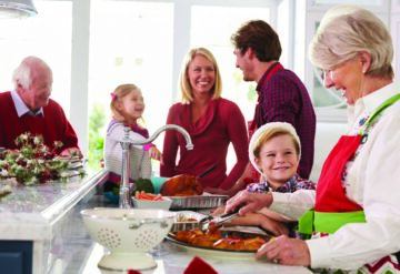 holiday kitchen cooking at home