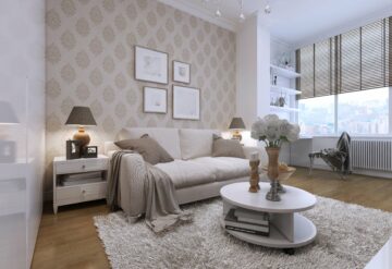 wallpaper living room
