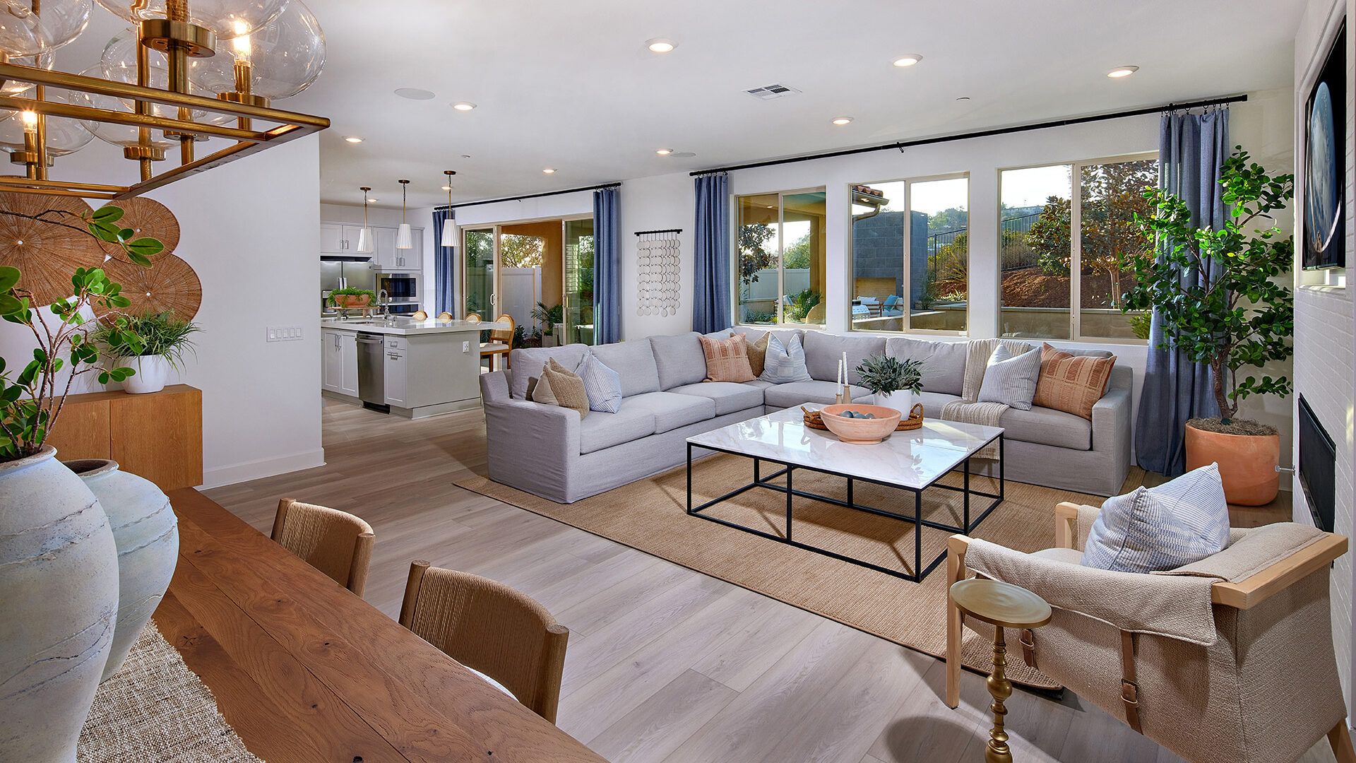 Lennar Skylark in San Marcos Great Room open concept living