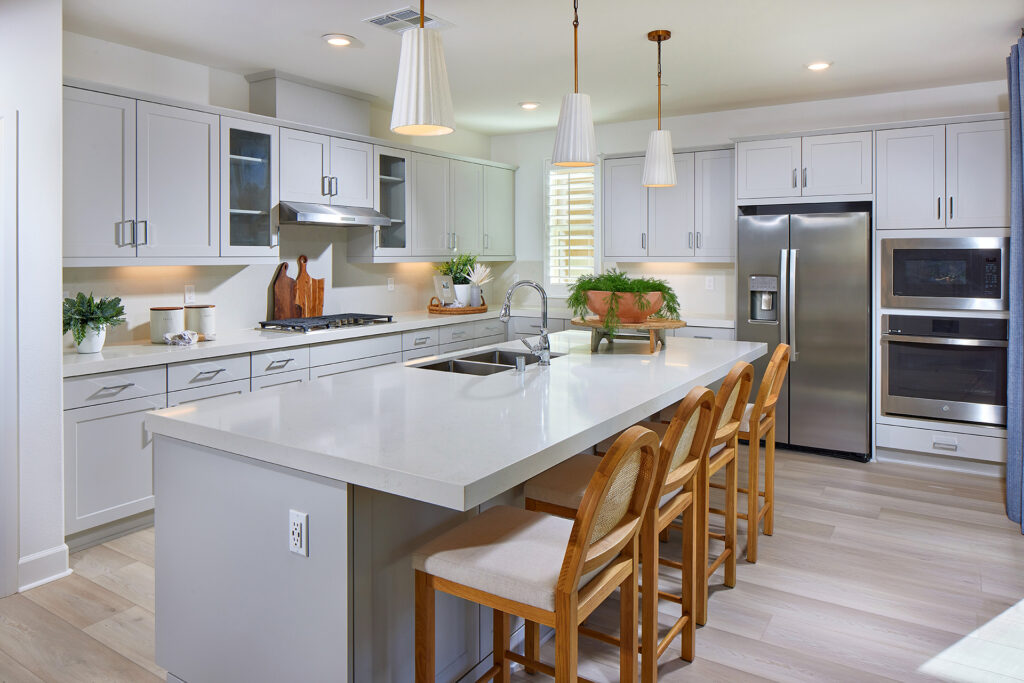 Lennar Skylark in San Marcos kitchen with large island