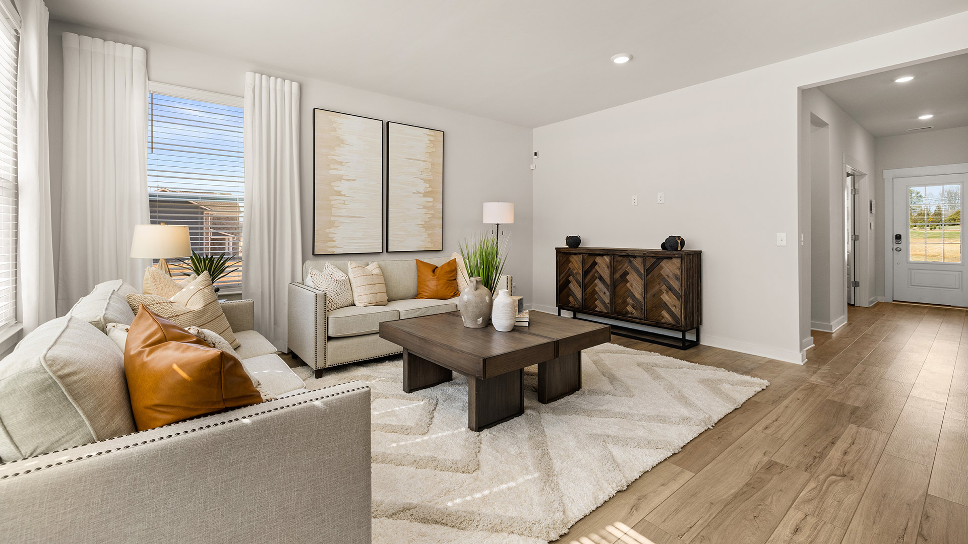 Lennar Nashville Willow Grove Hamilton living room