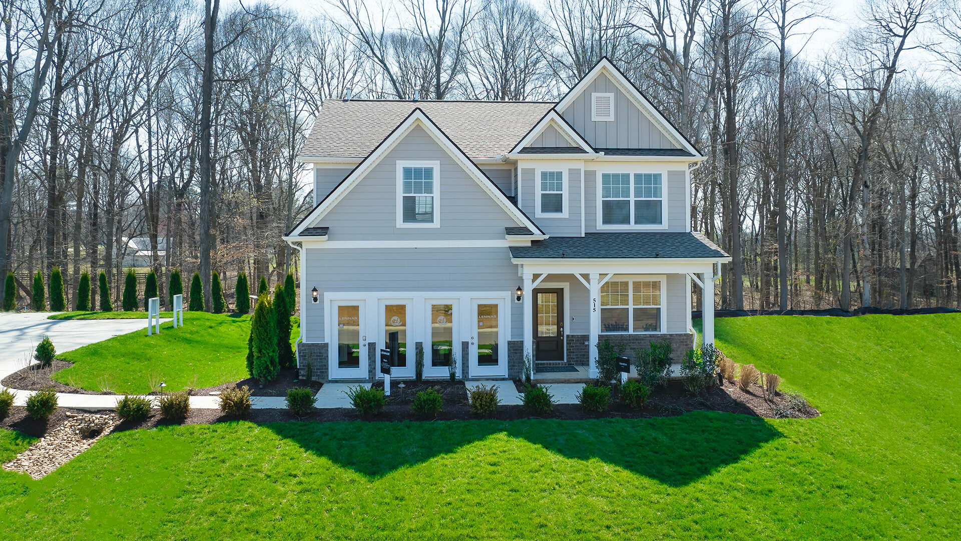 Lennar Nashville Hamilton floorplan at the Willow Grove community in White House, TN