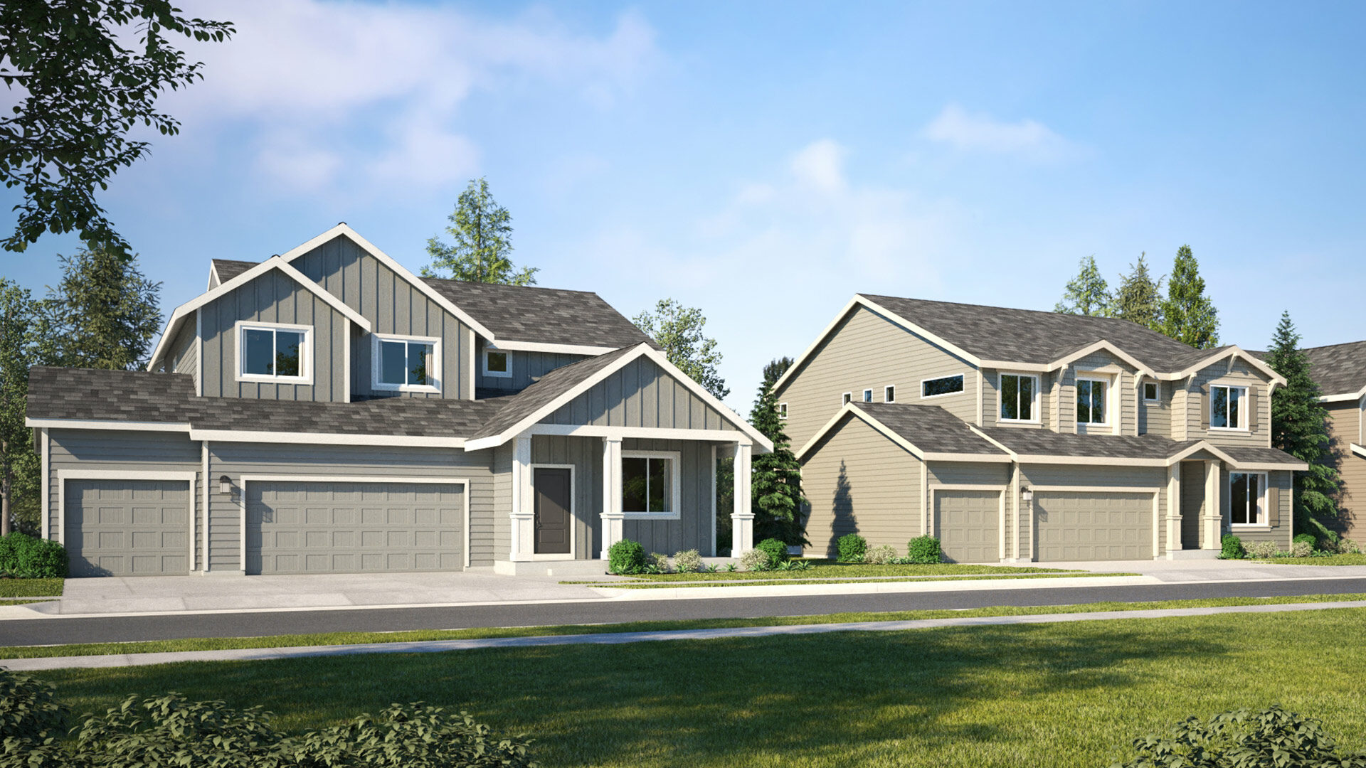 Lennar La Serra streetscape