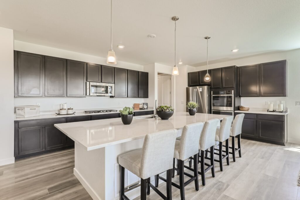 Lennar Colorado open kitchen island