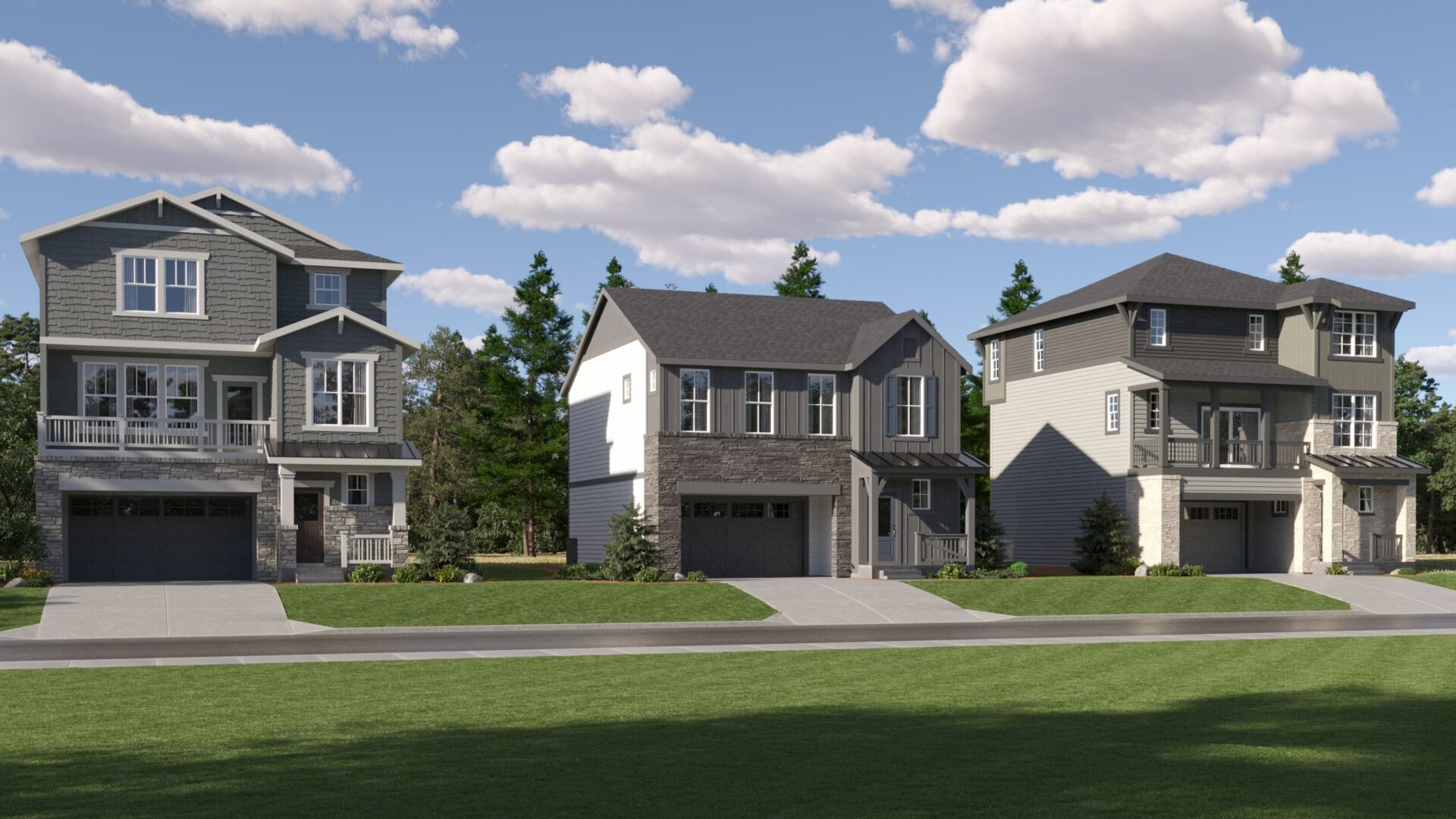 Lennar Colorado Harvest Ridge exteriors