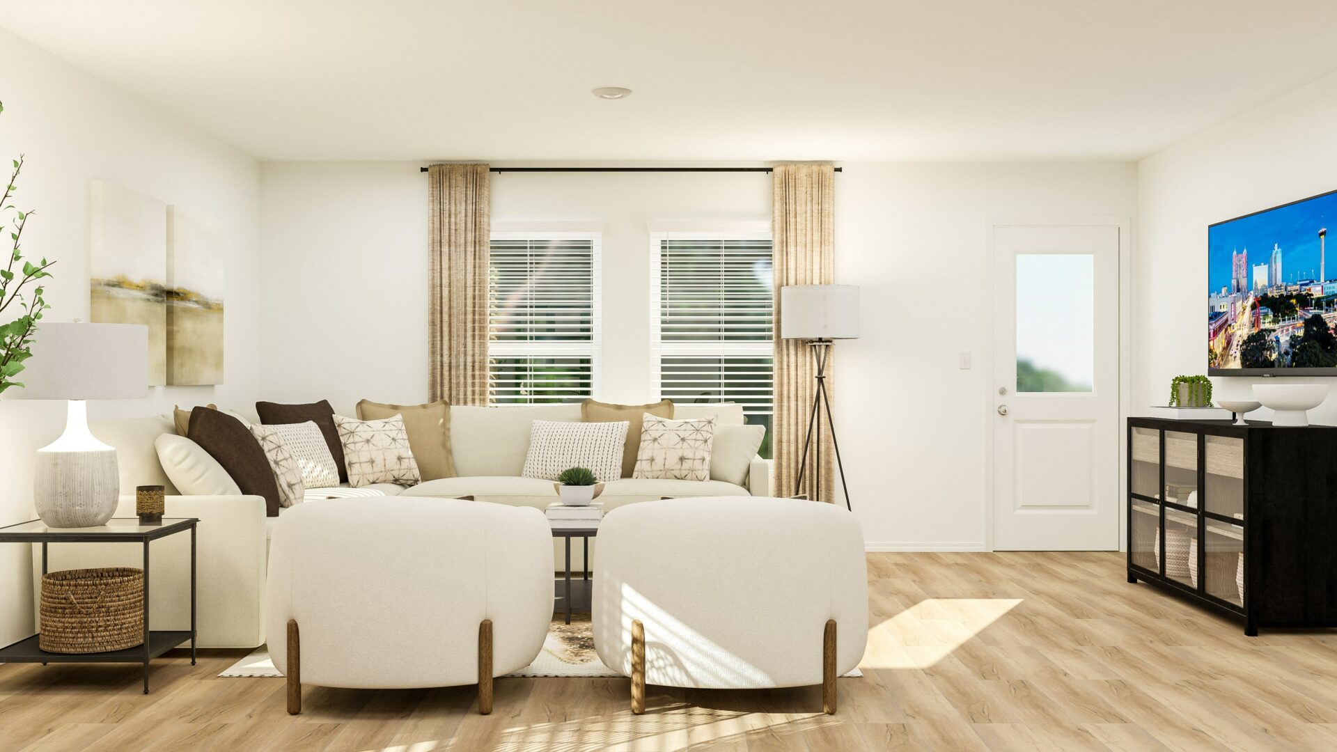 Lennar Dallas living room