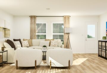 Lennar Dallas living room