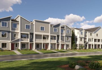 Campus Townhomes Streetscape