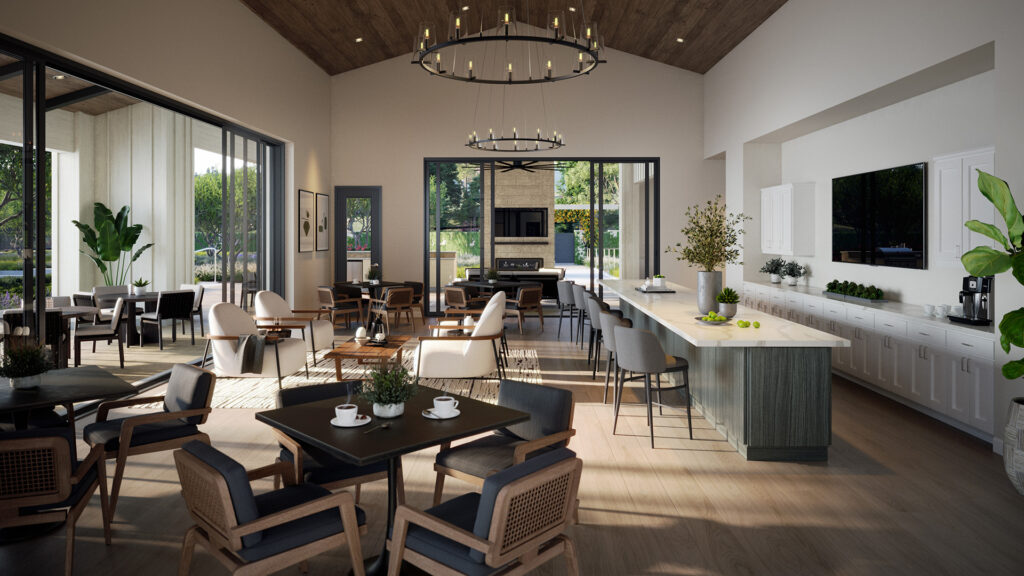 Lennar Junipers Rendering Amenity rec center lounge