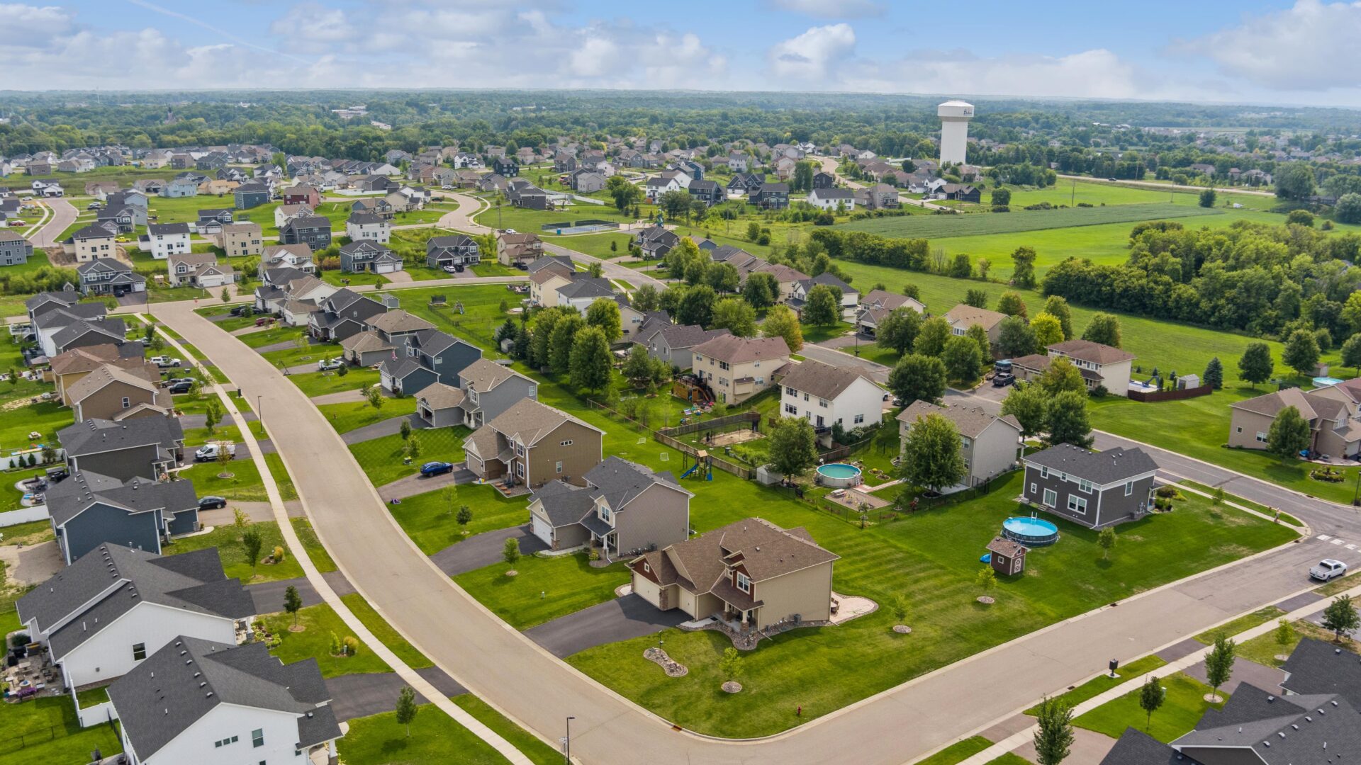 Minnesota Delano Highland Ridge aerial