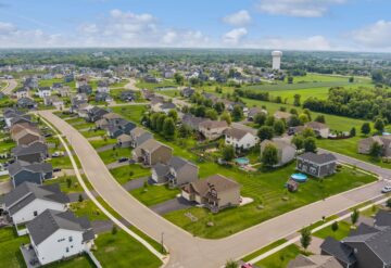 Minnesota Delano Highland Ridge aerial