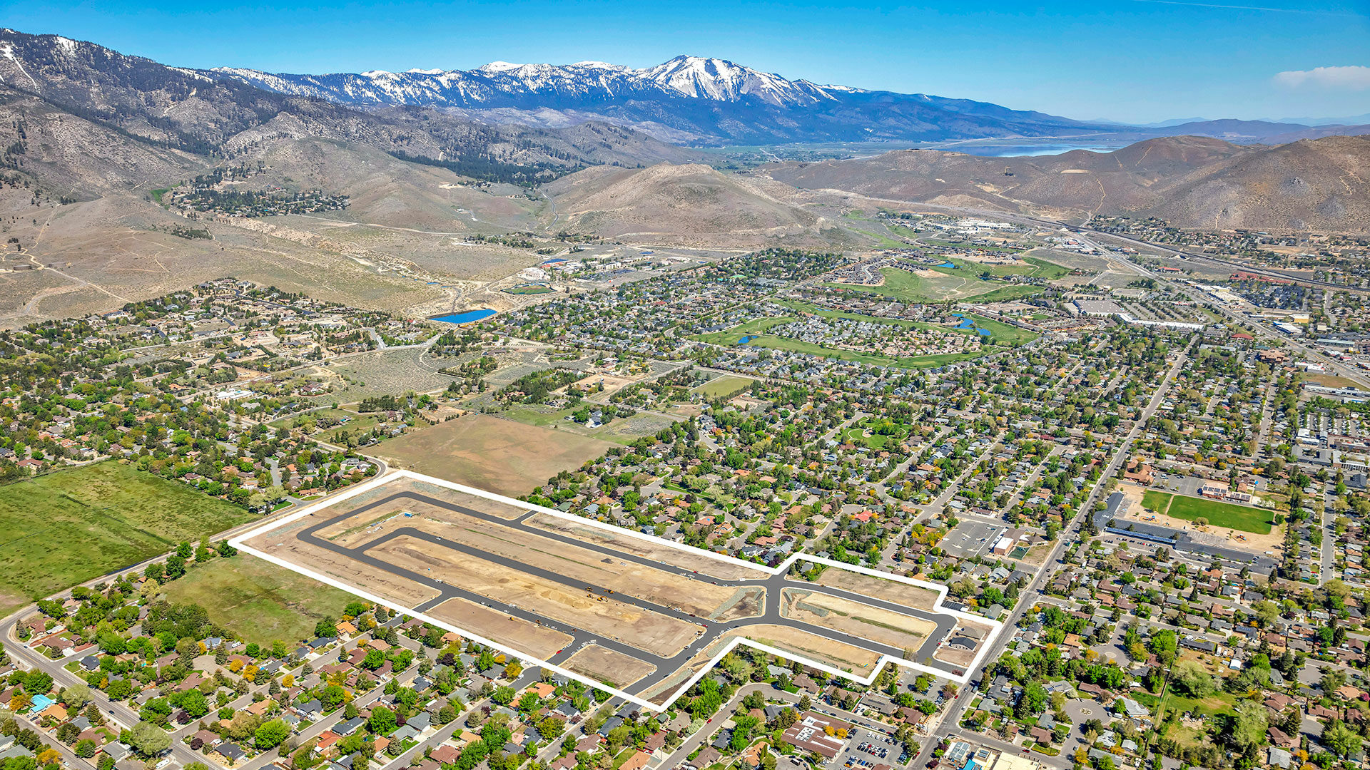 Lennar Andersen Ranch Ash Canyon aerial