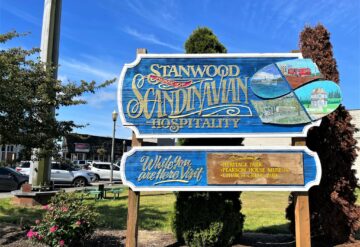 Stanwood Historic Main Street sign