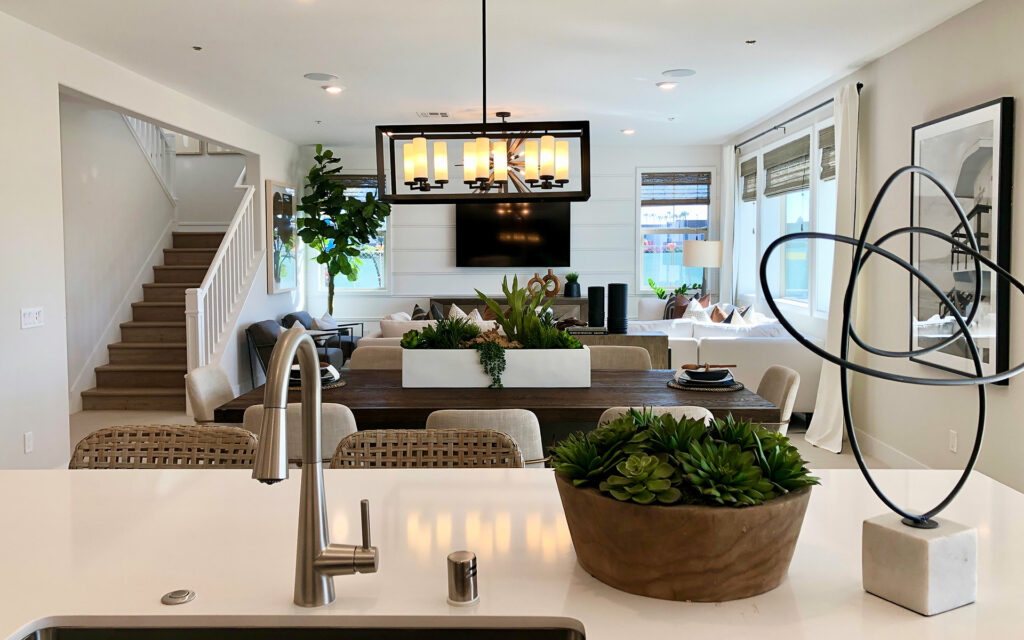 Lennar refined organic dining room kitchen