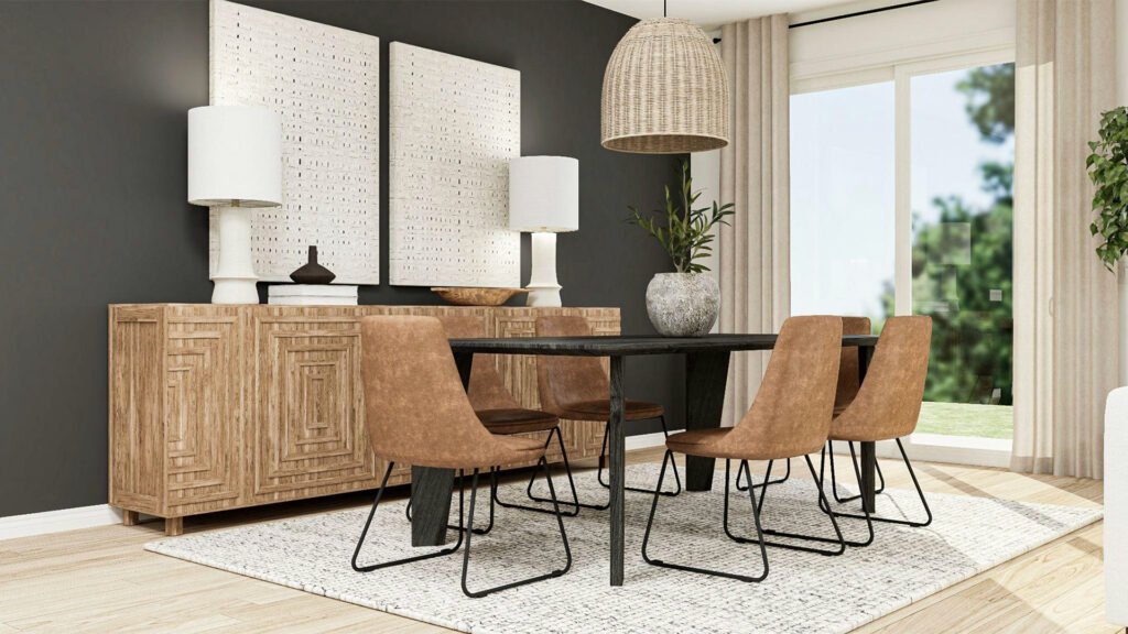 Lennar refined organic dining room